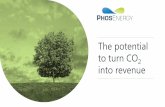 The potential to turn CO2 into revenue - phosenergy.com · office and has consulted to BHP, NAB, GE, Accenture, Western Power, Ajilon , Aurecon, Perth Children’sHospital Foundation