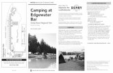 WELCOME TO Edgewater Bar Camping at CAMPGROUND … · (SELECTED) CAMPING REGULATIONS DISCOVER DERBY REACH AND ETIQUETTE 1 Campsites are available on a first-come, first-served basis.