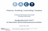 Finance, Auditing, Controlling, Taxation · Finance, Auditing, Controlling, Taxation. Prof. Dr. Fischer, Prof. Dr. Gatzert, Prof. Dr. Henselmann, Prof. Dr. Hoffmann, Prof. Dr. Ismer,