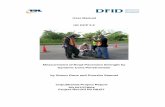 User Manual UK DCP 2 · User Manual UK DCP 2.2 Measurement of Road Pavement Strength by Dynamic Cone Penetrometer by Simon Done and Piouslin Samuel Unpublished Project Report