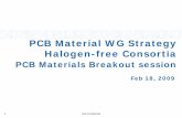 PCB Material WG Strategy Halogen-free Consortiathor.inemi.org/webdownload/projects/ese/HFR-Free/PCB_Material_Feb09.pdf · 1 Intel Confidential PCB Material WG Strategy Halogen-free