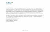 Commentary USP 40–NF 35, First Supplement · Page 1 of 36. Commentary . USP 40–NF 35, First Supplement . February 1, 2017 . In accordance with USP’s Rules and Procedures of