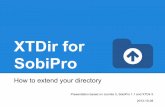 SobiPro XTDir for - dpd7q0cxjbvq3.cloudfront.net fileIn this presentation, we are going to show how you can extend a SobiPro directory with XTDir solution. The presentation covers