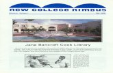 new COLLeGe nimBUS - University of Floridancf.sobek.ufl.edu/content/NC/F0/00/00/02/00009/Nimbus_Fall_1988.pdf · new COLLeGe nimBUS Volume 5, Number 1 Fall1988 Jane Bancroft Cook