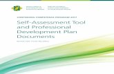 CONTINUING COMPETENCE PROGRAM 2017 Self-Assessment … · CONTINUING COMPETENCE PROGRAM 2017 Self-Assessment Tool and Professional Development Plan Documents retain for your records