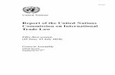 Report of the United Nations Commission on International ... · The present report of the United Nations Commission on International Trade Law (UNCITRAL) covers the fifty-first session
