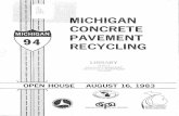 RR-619 - Michigan Concrete Pavement Recycling · a PCC pavement must be reconstructed in an area where the price of durable aggregates is high, one of the alternatives that should