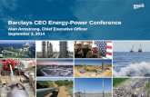 Barclays CEO Energy-Power Conference · document contains information related to a proposal which The Williams Companies, Inc. has made for a business combination transaction of Williams