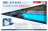 jamihydraulic.comjamihydraulic.com/wp-content/uploads/2018/02/Jami-Hydraulics.pdf · hydraulic cylinder hydraulic power pack hydraulic press hydraulic jack pneumatic cylinder products