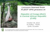 Lessons learned from FLEGT VPA process in - forest-trends.org · SWOT analysis - RoC STRENGTHS - CS platform with common agenda & key priorities - CS in key positions (consultants)