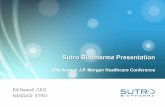 Sutro Biopharma Presentation - s24422.pcdn.co · Clinical Stage Company Robust Pipeline of Wholly Owned and Partnered Programs 6 (a) (a) There are a total of four programs to which