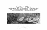 Action Plan Plan - Pennsylvania DEP · Used Governor Rendell’s economic plan as a guide to organize the recommendations; Determined which conference recommendations have been implemented