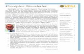 Preceptor Newsletter - Pharmacy · since mine any threats to the safety of the current day by a roll call among order entry, IV robot of Pharmacy Preceptor Newsletter Spotlight on