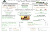BLETCHLEY WAY CAFÉ SUMMER MENU 2018/19 · Add ham, chicken, cheese or 1 egg BLETCHLEY WAY CAFÉ SUMMER MENU 2018/19 OPEN TUESDAY – FRIDAY FROM 8AM Email: schoolcanteencs@outlook.com