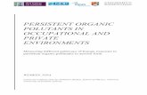 PERSISTENT ORGANIC POLUTANTS IN OCCUPATIONAL AND … · progressions lead to the contact of POPs in distant regions to humans and wildlife that are contingent upon aquatic foods,