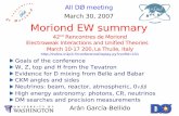 All DØ meeting March 30, 2007 Moriond EW summaryaran/seminars/ADM_MoriondEW07_sumary.pdf · Arán García-Bellido Moriond EW summary 1 All DØ meeting Moriond EW summary March 30,