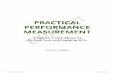 PRactical PeRfoRMance MeasUReMent EXCERPT - Stacey Barr · This method of target setting also has implications for how we use traffic lights, those red, amber, and green symbols on
