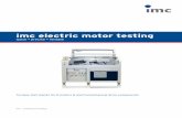 imc electric motor testing - instrumentation.it · Embed-ded directly in a measurement system processor, the models are carried out in real time – synchronous to the measured variables.
