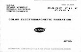 SOLAR ELECTROMAGNETIC RADIATION - NASA · nasa space vehicle design criteria (environment) nasa sp-8005 case file copy solar electromagnetic radiation national aeronautics and wac€