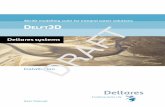 3D/2D modelling suite for integral water solutions D 3D · DRAFT Delft3D Integrated 3D modelling framework for ﬂows, sedi-ment transport, waves, water quality, morphological developments