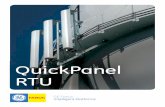 QuickPanel RTU 8pg GFA-1147 - GE Automation · Machine Edition software, QuickPanel RTU delivers flexible, scalable performance on a rugged hardware platform. Providing a visual interface