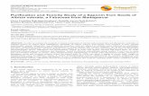 Purification and Toxicity Study of a Saponin from Seeds of ...article.jplantsciences.org/pdf/10.11648.j.jps.20150305.14.pdf · 265 Clara Fredeline Rajemiarimoelisoa et al.: Purification