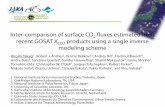 Inter-comparison of surface CO fluxes estimated from ... · 0 Inter-comparison of surface CO 2 fluxes estimated from recent GOSAT X CO2 products using a single inverse modeling scheme
