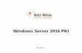 Windows Server 2016 PKI - it-consulting-grote.de · 3 Agenda • Ueberblick Windows Server 2016 PKI • Notwendigkeit von Public Key Infrastrukturen • Grundlagen Kryptografie •