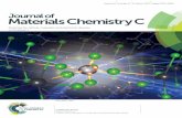 Journal of Materials Chemistry Coson/publications/papers/J. Mater. Chem. C 5... · Journal of Materials Chemistry C Materials for optical, magnetic and electronic devices rsc.li/materials-c