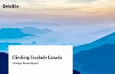 Climbing Escalade Canadaclimbingcanada.ca/wp-content/uploads/2019/05/CEC_Strategic-Review-Report.pdf · Communication Plan to create more two way stakeholder communication. Stakeholder
