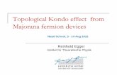 Topological Kondo effect from Majorana fermion devicesthphy.uni-duesseldorf.de/~ls4/pdfs/natal2015.pdf · Reinhold Egger. Institut für Theoretische Physik. Topological Kondo effect