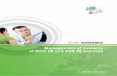 Management of contacts of MDR TB and XDR TB patients · Management of contacts of MDR TB and XDR TB patients ECDC GUIDANCE 2 1 Introduction 1.1 Current situation The spread of tuberculosis