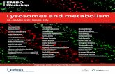 Lysosomes and metabolism - EMBOmeetings.embo.org/files/posters/18-lyosomes.pdf · Lysosomes and metabolism 06 – 09 May 2018 | Naples, Italy SPEAKERS Ana Maria Cuervo Albert Einstein