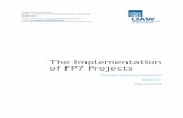 The Implementation of FP7 Projects - Austrian Academy of ... · SOP Implementation FP7 1 Seite Standard Operation Procedures (SOPs) in the Application and Implementation of EU FP7-Grants