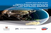 NASSP Issue Brief Series: Japan’s National Interests in ... Japan’s... · Paracel and Spratly Islands. Therefore Japan takes no position on the territorial disputes Therefore