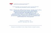 Technology Assessment Unit of the McGill University Health ... · Technology Assessment Unit of the McGill University Health Centre (MUHC) The clinical effectiveness and cost of a