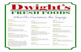 What Our Customers Are Saying - Dwights Restaurants+menu.pdf · Michael S.Michael S. Excellent place to eat breakfast !! Tony B.Tony B. I’ve been eating here for 20 years they never