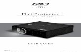 Mini Projector · FAVI Entertainment Inc.  1 1.2 Important Safe Guards 1.1 Features 1 Summary Thank you for purchasing the Rio-HD-LED-4 mini projector!