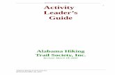 CTIVITY EADER S UIDE Activity Leader’s Guidehikealabama.org/joomla/images/documents/ActivityLeadersGuide.pdf · activity leader’s guide 1. activity leader selection and training