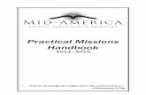 Practical Missions Handbook - Mid-America Baptist ... · Practical Missions Handbook 2014–2015 “To all the world for Jesus’ sake . . .” Practical Missions Ministry Mid-America