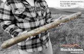 Corporate Presentation - rockhavenresources.com · TSX-V:RK • 100% owned by Rockhaven with no underlying royalties on resource areas • Road accessible from the Village of Carmacks