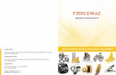 forcemac-catalog-new · Al/ manufacturer's names. numbers. symbols and descriptions are used for reference purposes only. All trademarks and registered trademarks mentioned are the