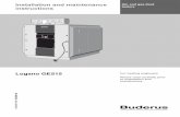 Installation and maintenance Oil- and gas-fired instructions · Logano GE515 oil- and gas-fired special boiler. These installation and maintenance instructions are designed for specialists,