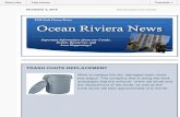 TRASH CHUTE REPLACEMENT - oceanrivieracondos.com · While the work is being conducted, the Trash Room on each ﬂoor will be closed. Large garbage cans have been placed in front of