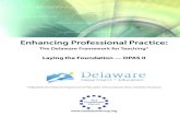 Enhancing Professional Practice - doe.k12.de.us · instructional design—learning activities, materials, and strategies—must be appropriate to both the content and the students,