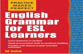 English Grammar for ESL Learners · 2 Practice Makes Perfect: English Grammar for ESL Learners 9. Dr. Blanchard 10. our school Rewrite each noun, capitalizing the proper nouns. 1.