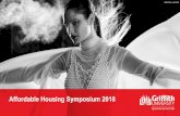 Affordable Housing Symposium 2018 - griffith.edu.au · Department of Housing and Public Works 8 Housing Construction Jobs Program Year 1 Summary EOI engagement sessions held across