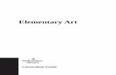 Elementary Art -Cover · tool to enhance student learning. 4. This art curriculum is designed to nurture the development of all students. This curriculum recognizes that learners
