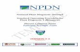 National Plant Diagnostic Network Standard Operating ... Harmon docs for CPDN traiing CD/SOP... · National Plant Diagnostic Network Standard Operating Procedure for Plant Diagnostic