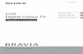 Instruction Manual Digital Colour TV - Sony UK · Digital Colour TV Operating Instructions Start-up Guide ... Instruction Manual Additional Information 4-193-041-12. 2 GB Introduction